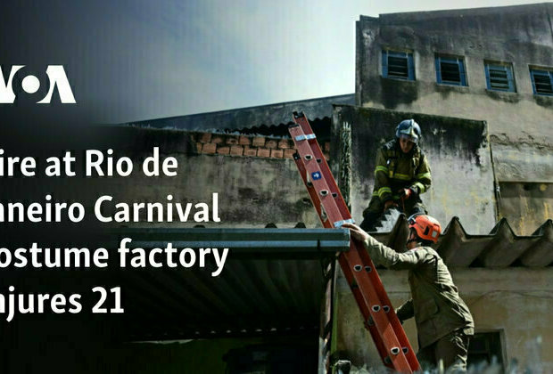 Fire at Rio de Janeiro Carnival costume factory injures 21