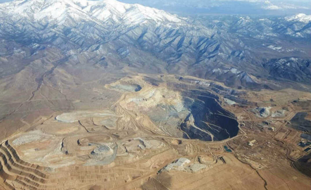 Round Mountain in Nevada, US