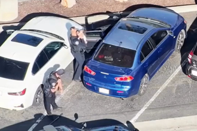 Video shows California police rescue baby locked in 110-degree vehicle