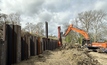Network rail has successfully completed repairs to a landslip near Edenbridge Credit: Network Rail