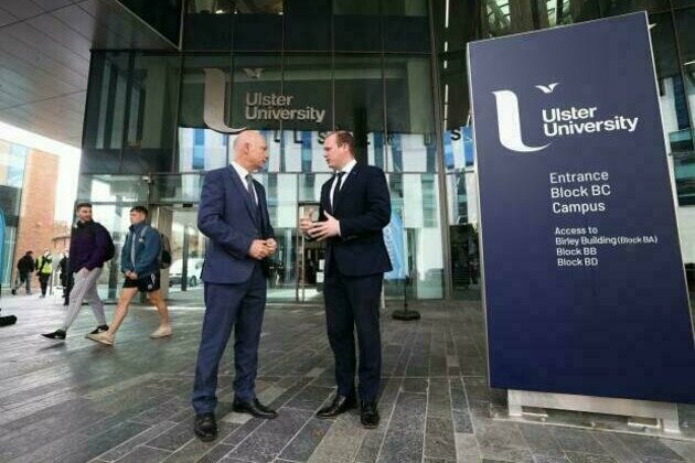 Lyons visits completed Ulster University campus