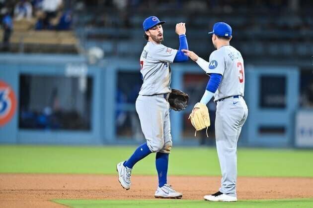MLB roundup: Cubs overtake Dodgers late for 10th straight win