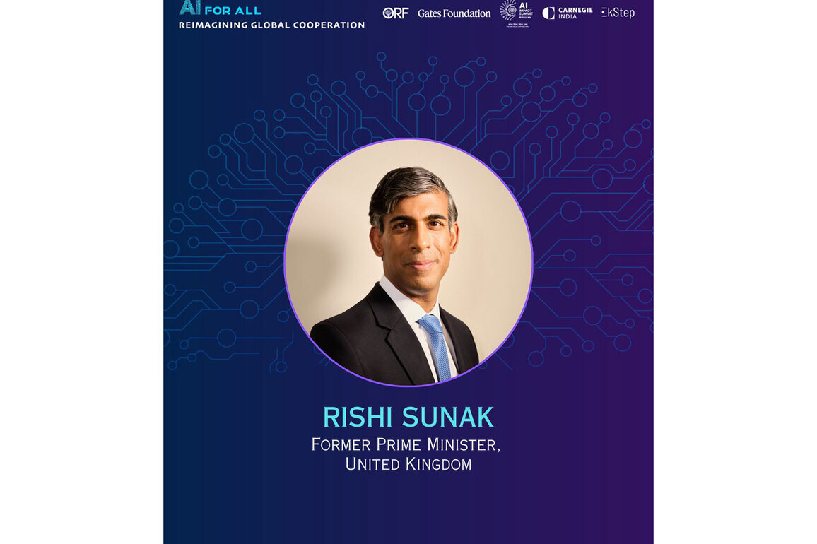 Ex UK PM Sunak to address curtain raiser to India AI Impact Summit 2026