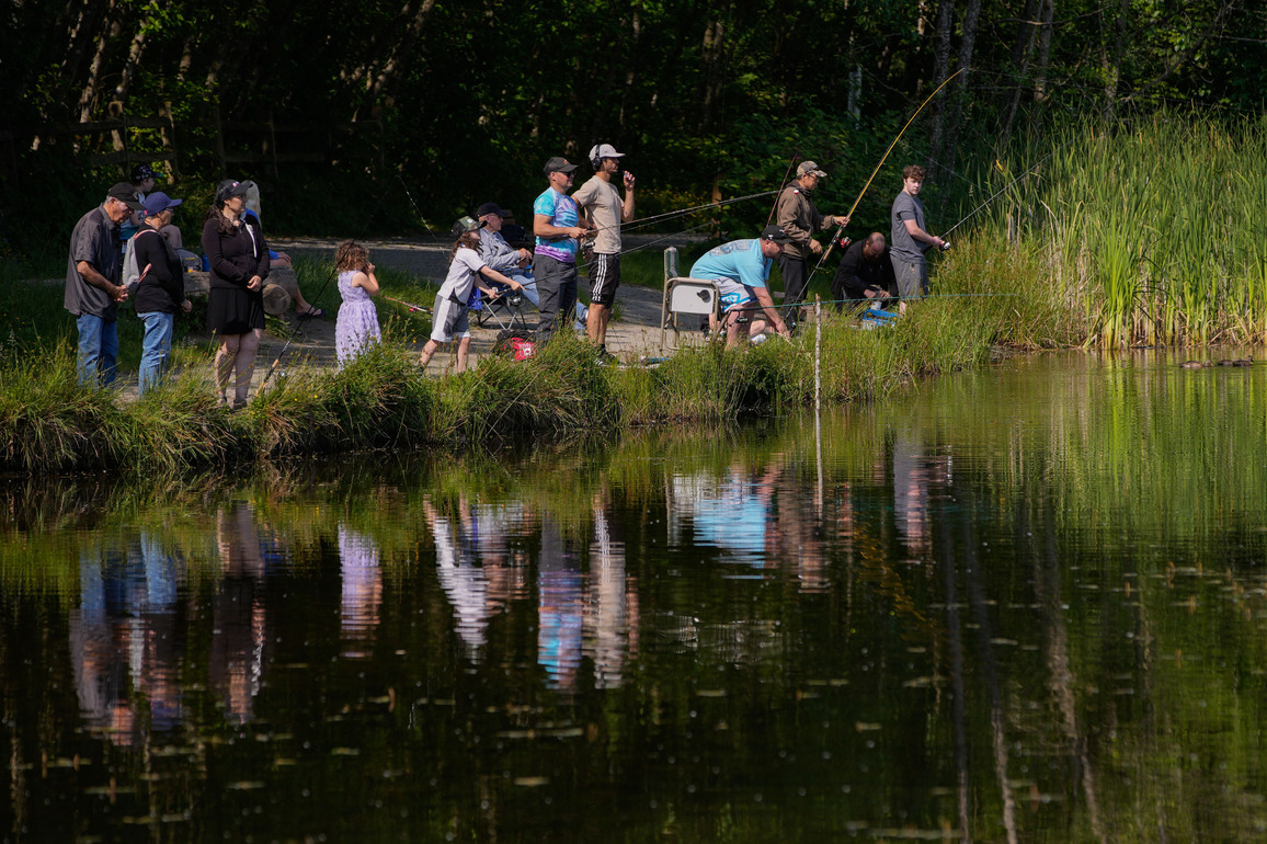 CANADA-SURREY-FATHER'S DAY-FISHING