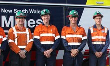  The winning team at the Newcastle Mines Rescue competition.