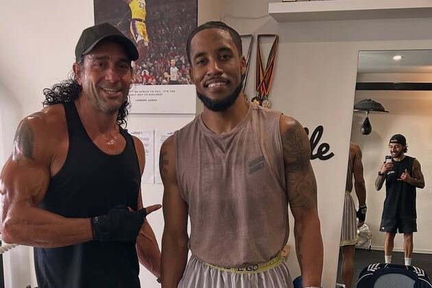 Former footy star reveals his new JACKED physique that has fans comparing him to Rambo