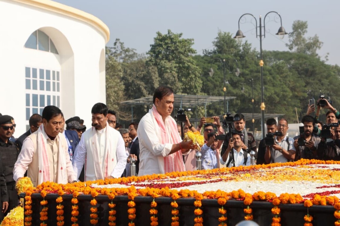 Assam CM inaugurates Swahid Smarak Kshetra, pays tributes to Assam Movement martyrs