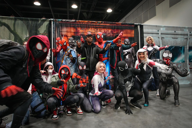 CANADA-VANCOUVER-SPIDER-MAN-COSPLAY