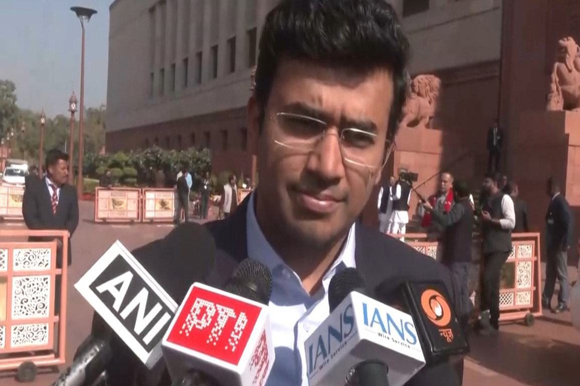 "Non-resident Indian politician": BJP MP Tejasvi Surya on Rahul Gandhi's Germany visit