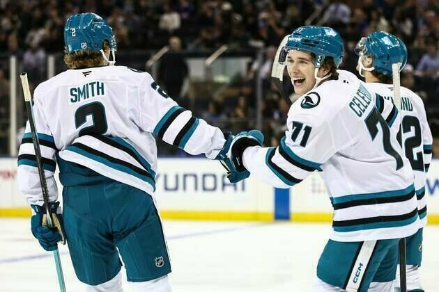 Macklin Celebrini (5 points) leads Sharks over Rangers in OT