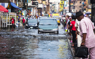 Flooded streets in Lagos, Nigeria, in 2016 | Credit: iStock