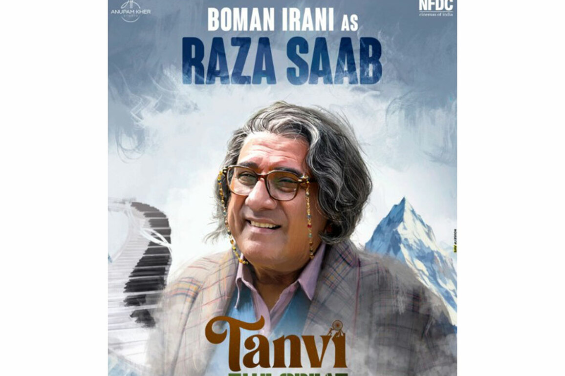 Boman Irani boards Anupam Kher's directorial 'Tanvi The Great', set to play musician 'Raza Saab'