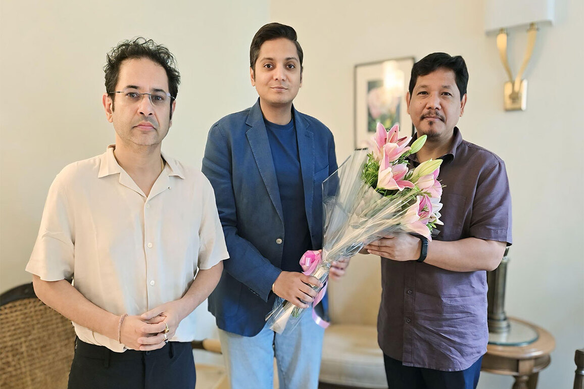 EaseMyTrip bookings to Northeast region doubled over the past year; Rikant Pittie meets Conrad Sangma, Pradyot Manikya
