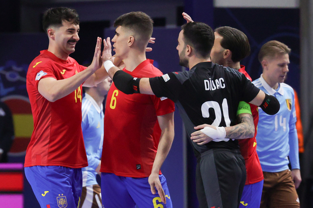 (SP)SLOVENIA-LJUBLJANA-FUSTAL-EURO 2026-SPAIN VS BELGIUM