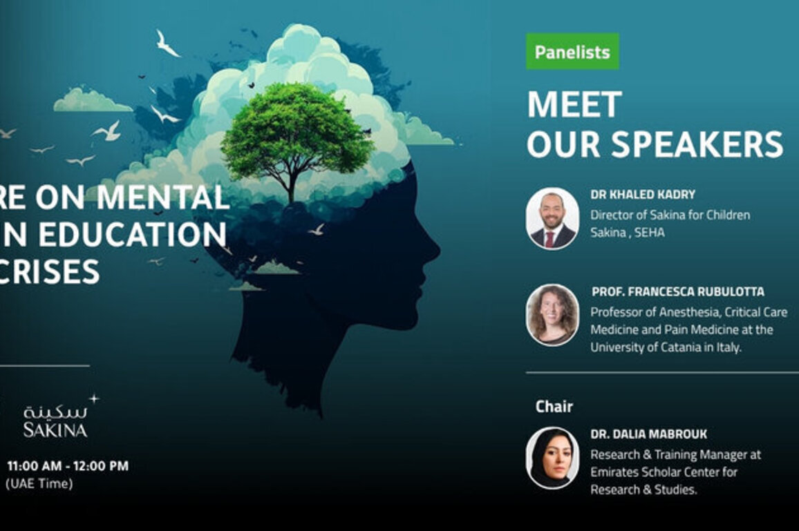 Emirates Scholar Centre for Research and Studies organises webinar on mental health in education during crises