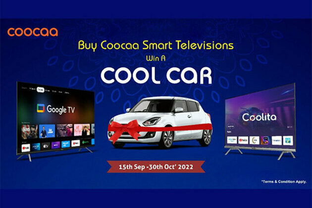 Coocaa TV celebrates upcoming festive season with attractive discounts and a lucky draw on its latest smart TVs and Google TVs