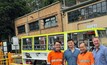 M Group founder Matt Latimore (right) personally inspected IMC's Appin and Dendrobium mines.