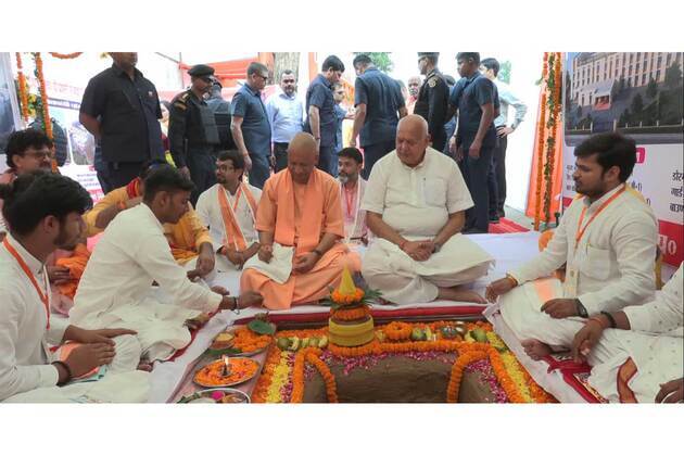 UP CM Yogi Adityanath inaugurates, lays foundation stones for 77 development projects worth over Rs 504 crore in Basti