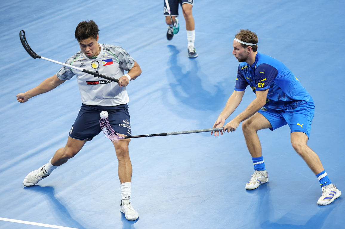(SP)CHINA-CHENGDU-THE WORLD GAMES 2025-FLOORBALL-MEN-PHI VS SWE (CN)