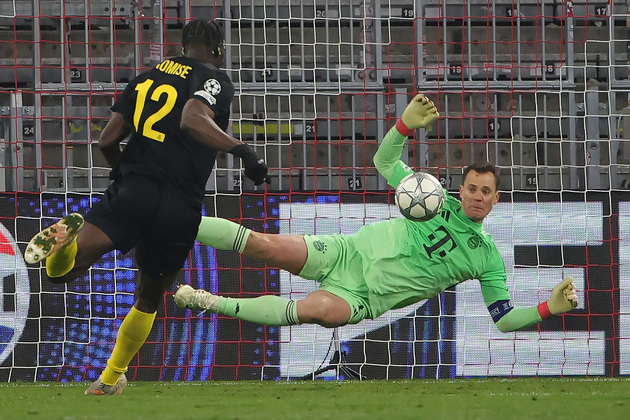 (SP)GERMANY-MUNICH-FOOTBALL-UEFA CHAMPIONS LEAGUE-BAYERN MUNICH VS UNION SAINT-GILLOISE