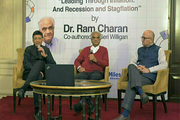 Dr. Ram Charan launches his new book "Leading Through Inflation: And Recession and Stagflation" Co-authored by Geri Willigan in India