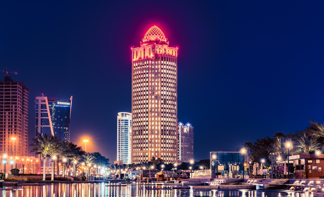 QIA headquarters, located in the Ooredoo Tower in the city of Doha.