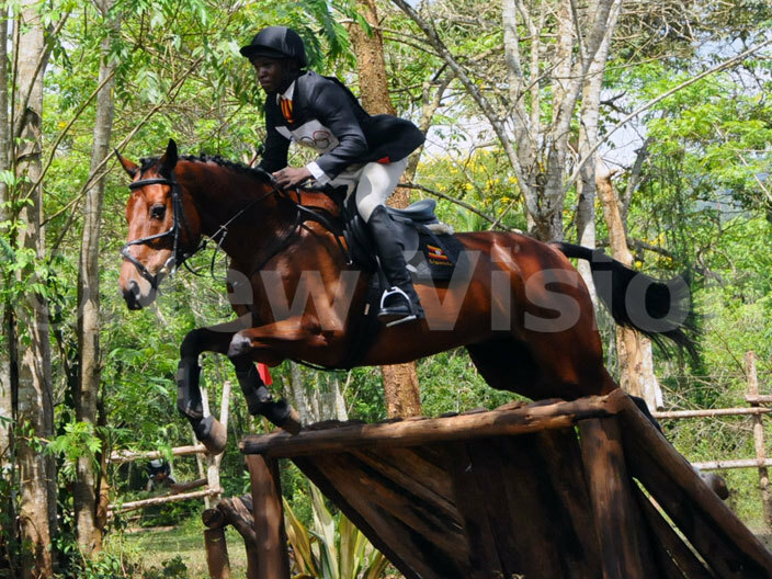 ider obin asumba  during the prelaunch of the ganda questrian ssociation at lametree tables in ayaza    