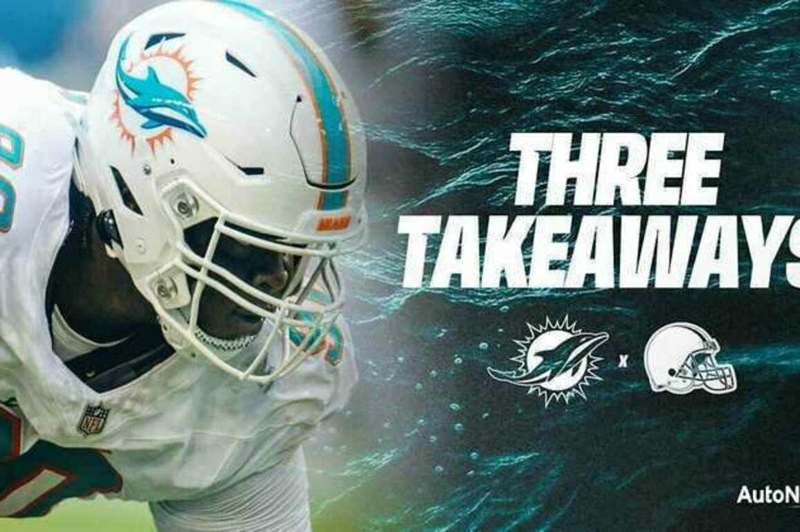 Three Takeaways: Dolphins fall to Browns in Cleveland