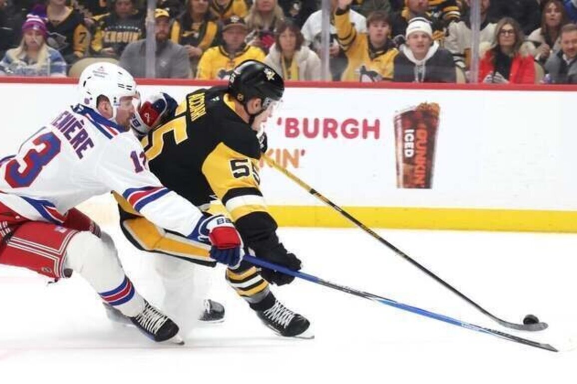 Pens fend off Rangers' late rally, notch 6th straight win