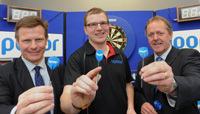 Black Country customers turn up the heat with darts champ