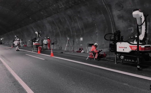 Baubot’s MRS15 Hollow Drilling Application was deployed for the Engelberg Tunnel Restoration project