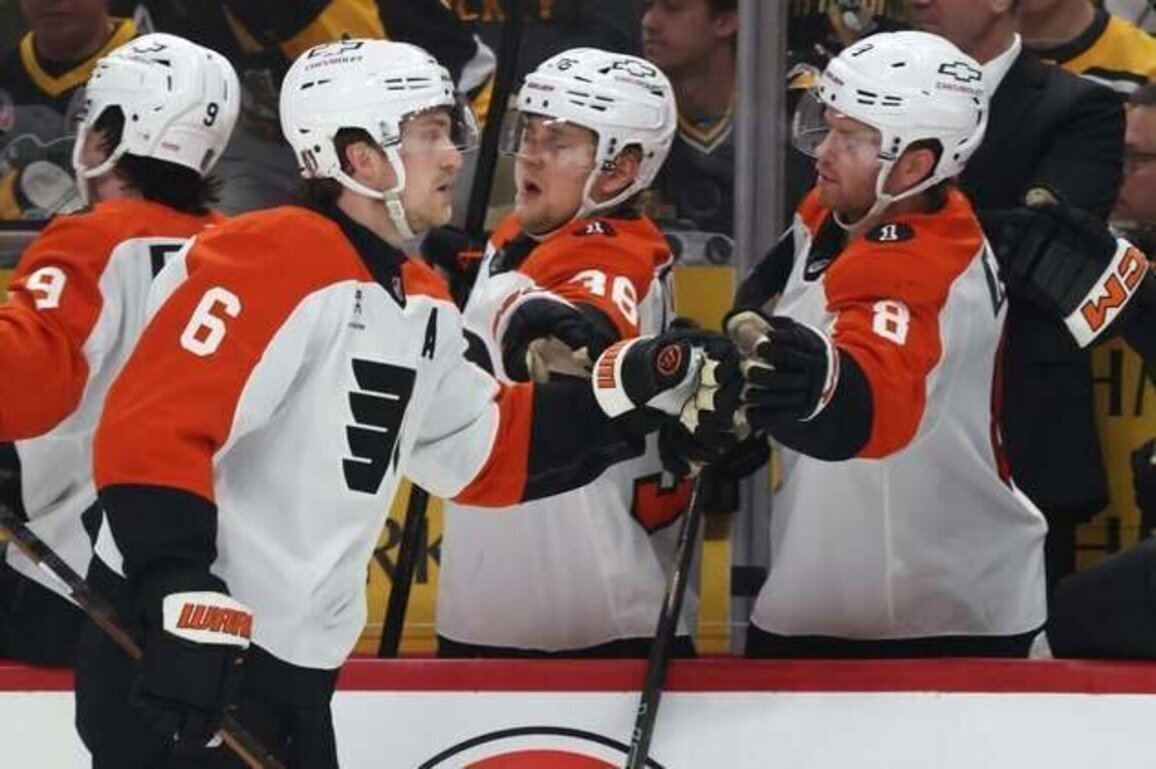 NHL roundup: Flyers win Game 1 of in-state playoff series vs. Penguins