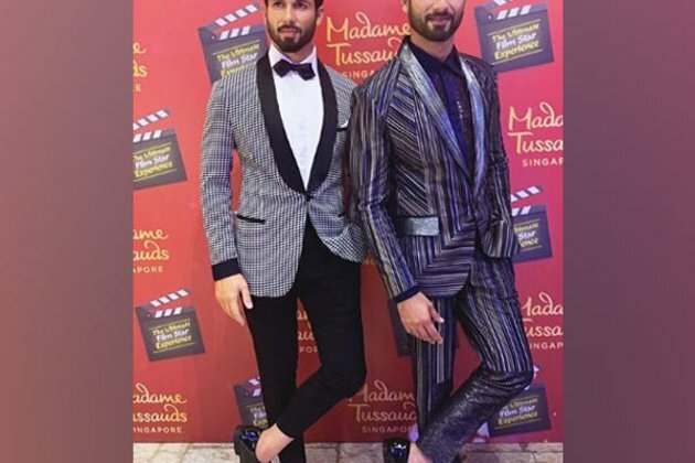 Shahid Kapoor unveils his wax statue at Madame Tussauds