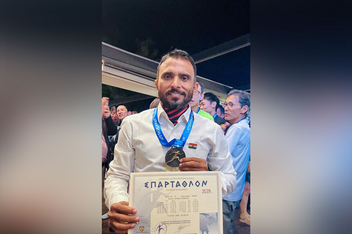 From reforms to records: GeM official creates history at Spartathlon 2025