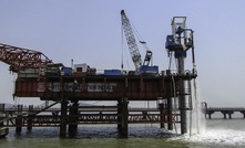 MHWirth rig piles in Mumbai