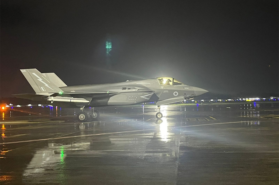IAF confirms emergency landing of British Navy's F-35B fighter jet at Thiruvananthapuram airport