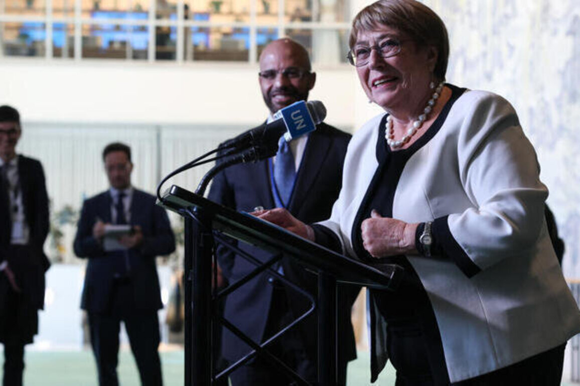 Michelle Bachelet hopes the world is ready for a female UN chief