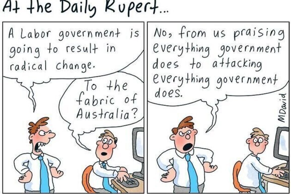 Murdoch-led mainstreammedia makes Australians sad