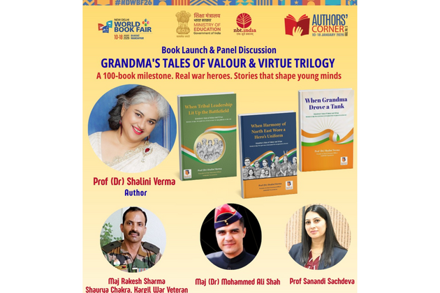 Prof Dr Shalini Verma Enters 100-Book Authors' Club with Launch of Indian Military History Trilogy