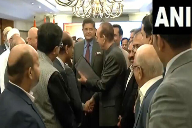 All-party delegation led by BJP MP Baijayant Panda meets Indian diaspora in Kuwait