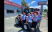  Tim Edgar, sales manager O’Connors, David Jackson, Echuca CIH director, Darren Stephenson, Echuca CIH dealer principal, Gareth Webb, CEO O’Connors and Melissa Freeman, branch manager O’Connors. Picture courtesy O'Connors.