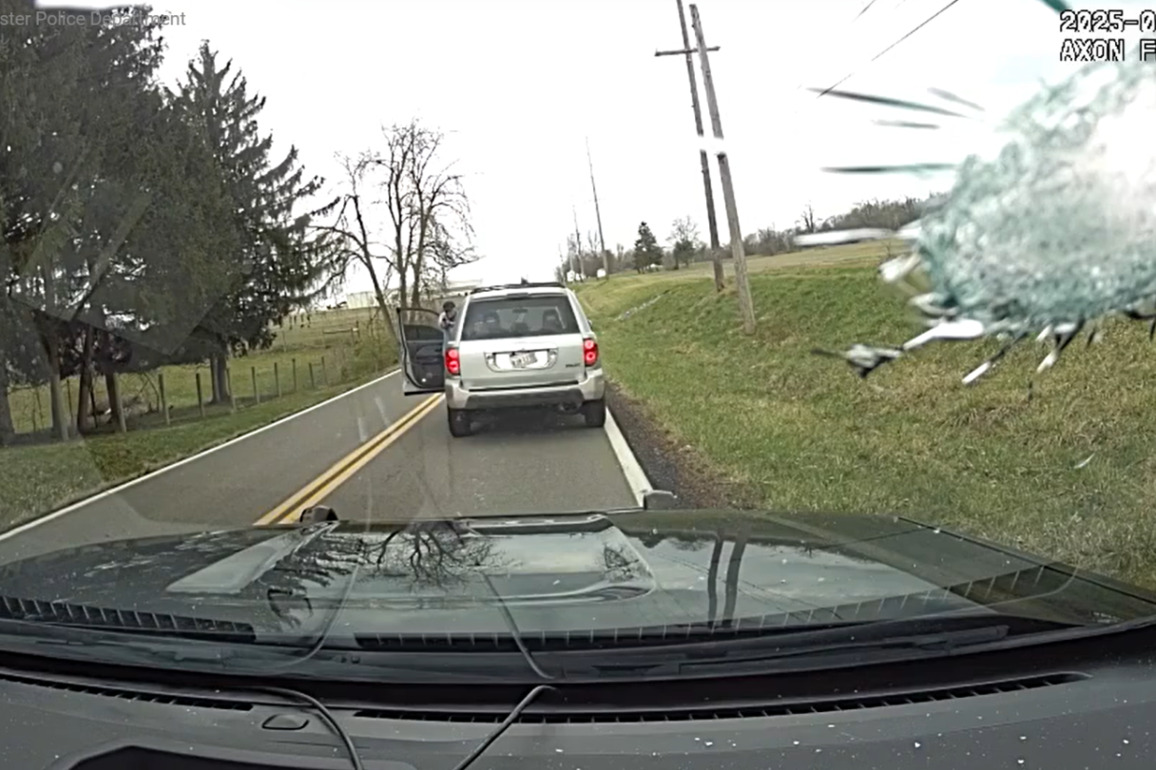 Video- Man opens fire on Ohio officers, leads multiple agencies on pursuit