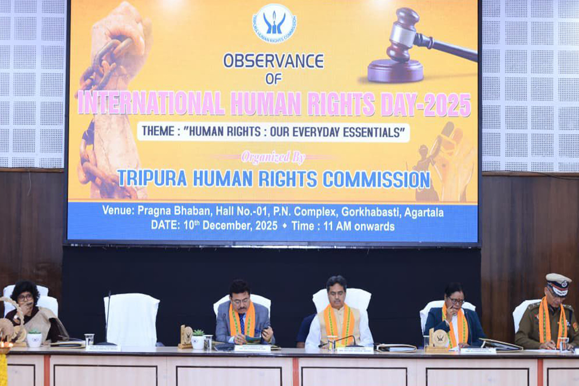 Strengthening human rights requires strong democratic pillars: Tripura CM Manik Saha