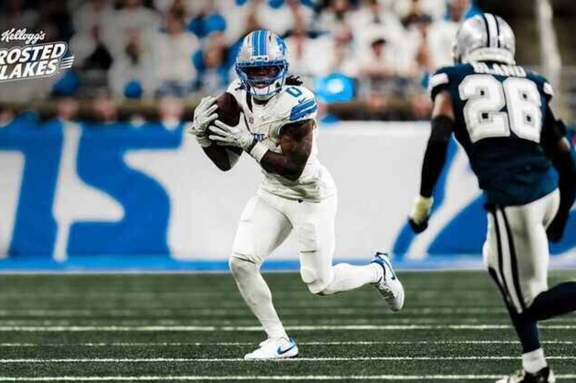 NOTEBOOK: Gibbs continuing to get more involved as a pass catcher