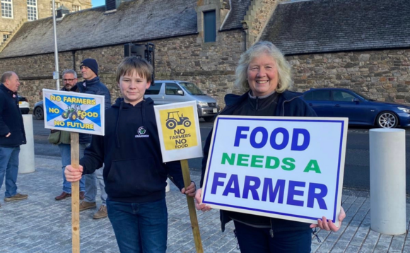 UPDATES from Scottish farmer rally: NFU Scotland president warns the supply chain could collapse