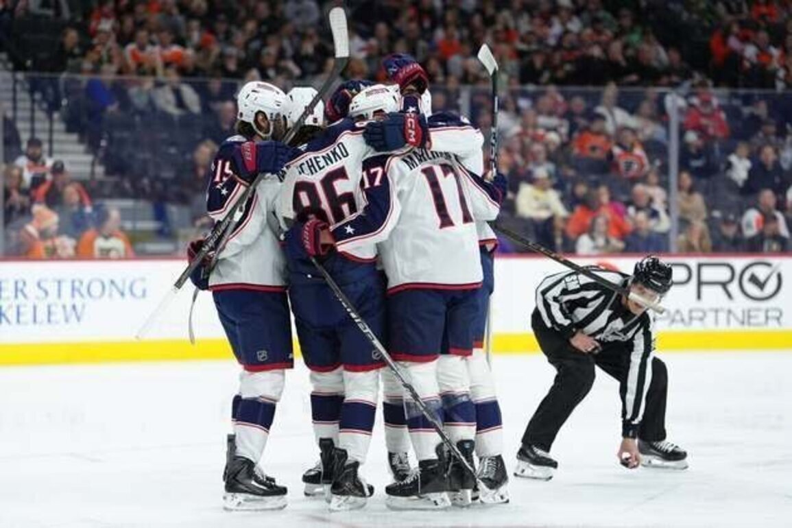 Kirill Marchenko lifts Jackets to shootout win vs. Flyers