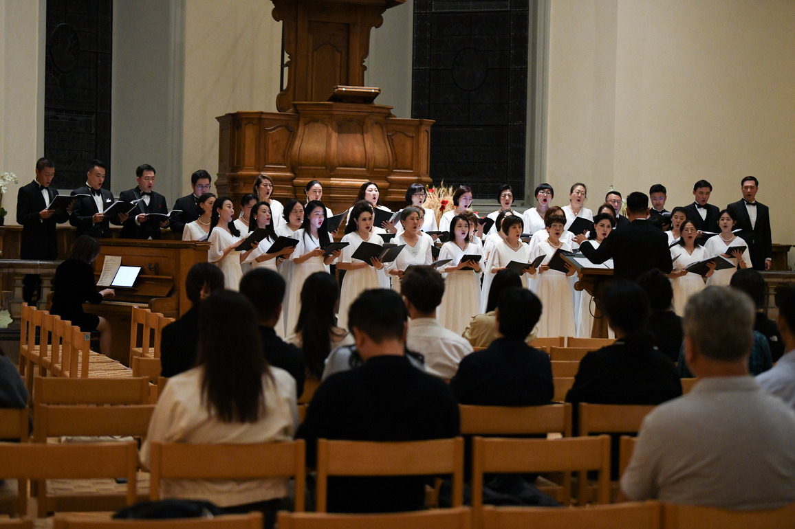 SWITZERLAND-MORGES-VOICES OF PEACE-CONCERT