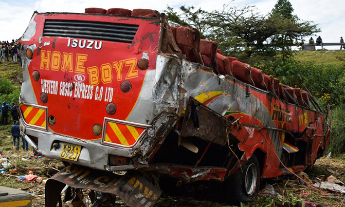 Kenya bus crash kills 51 Kenya bus crash kills 51