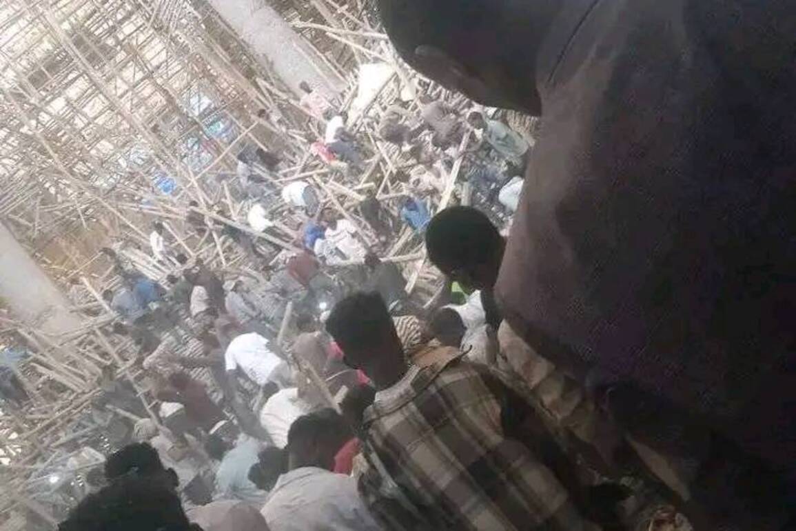 (SpotNews)ETHIOPIA-AMHARA-SCAFFOLDING-COLLAPSE