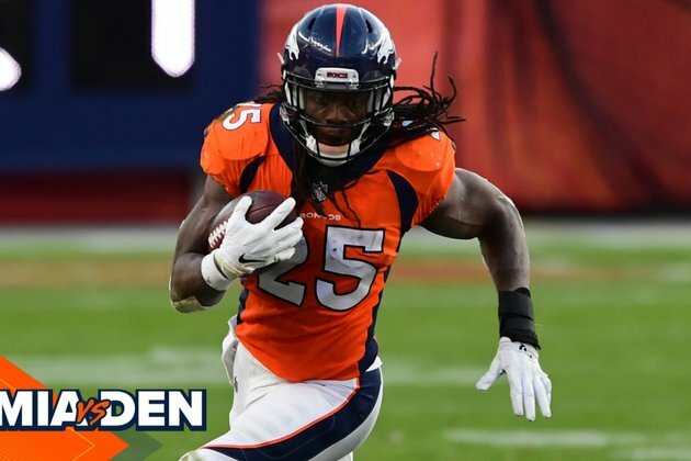 Offensive balance leads to success in Broncos&#039; win over Dolphins